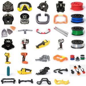 термопластичні компоненти електроінструментів, виготовлені методом лиття під тиском